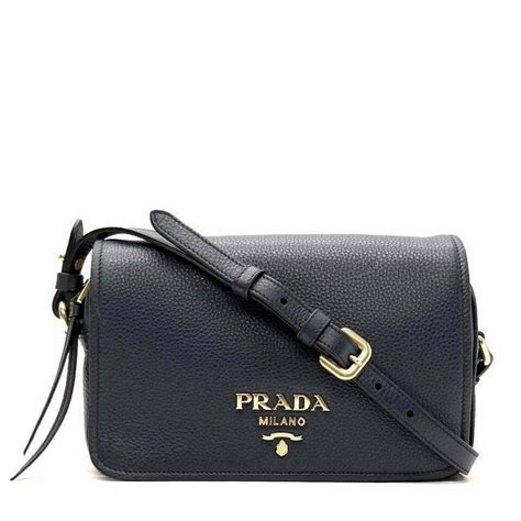 prada phenix crossbody gold tone navy|New Prada Baltico Blue Vitello Phenix Leather Double .